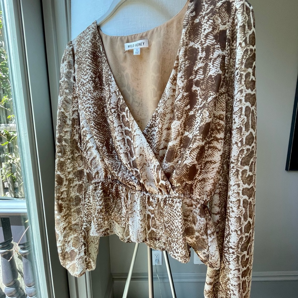 Snakeskin Top